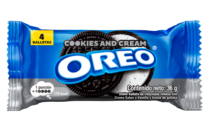 Galleta Oreo de sabor cookies & cream