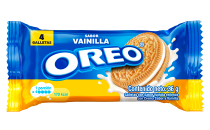 Galleta Oreo de sabor vainilla