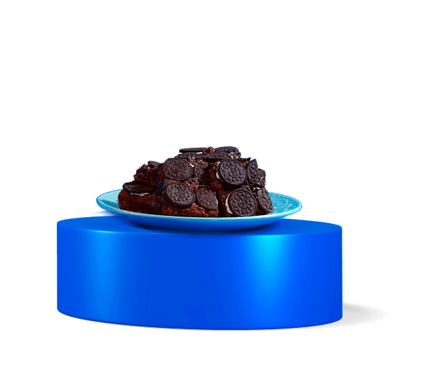 Delicioso postre con galletas Oreo