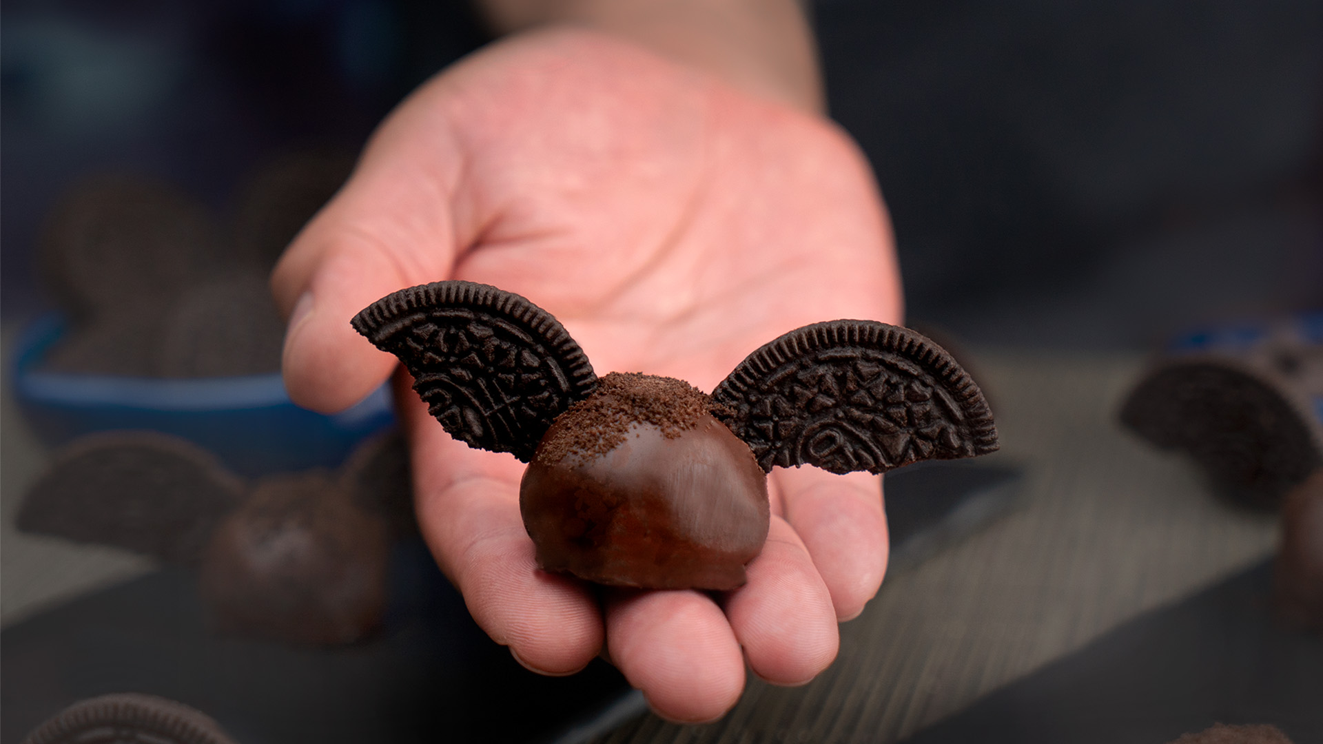 Trufas Pops de OREO Murciélago